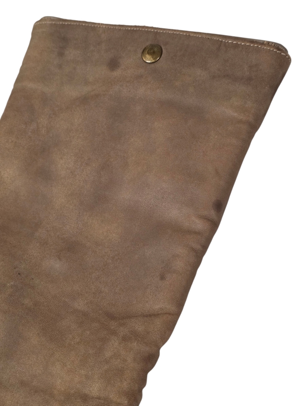 Frye 90s Y2K Slouch Boots Brown Taupe Leather Suede Mid Calf USA Women Size 6 - Picture 8 of 16